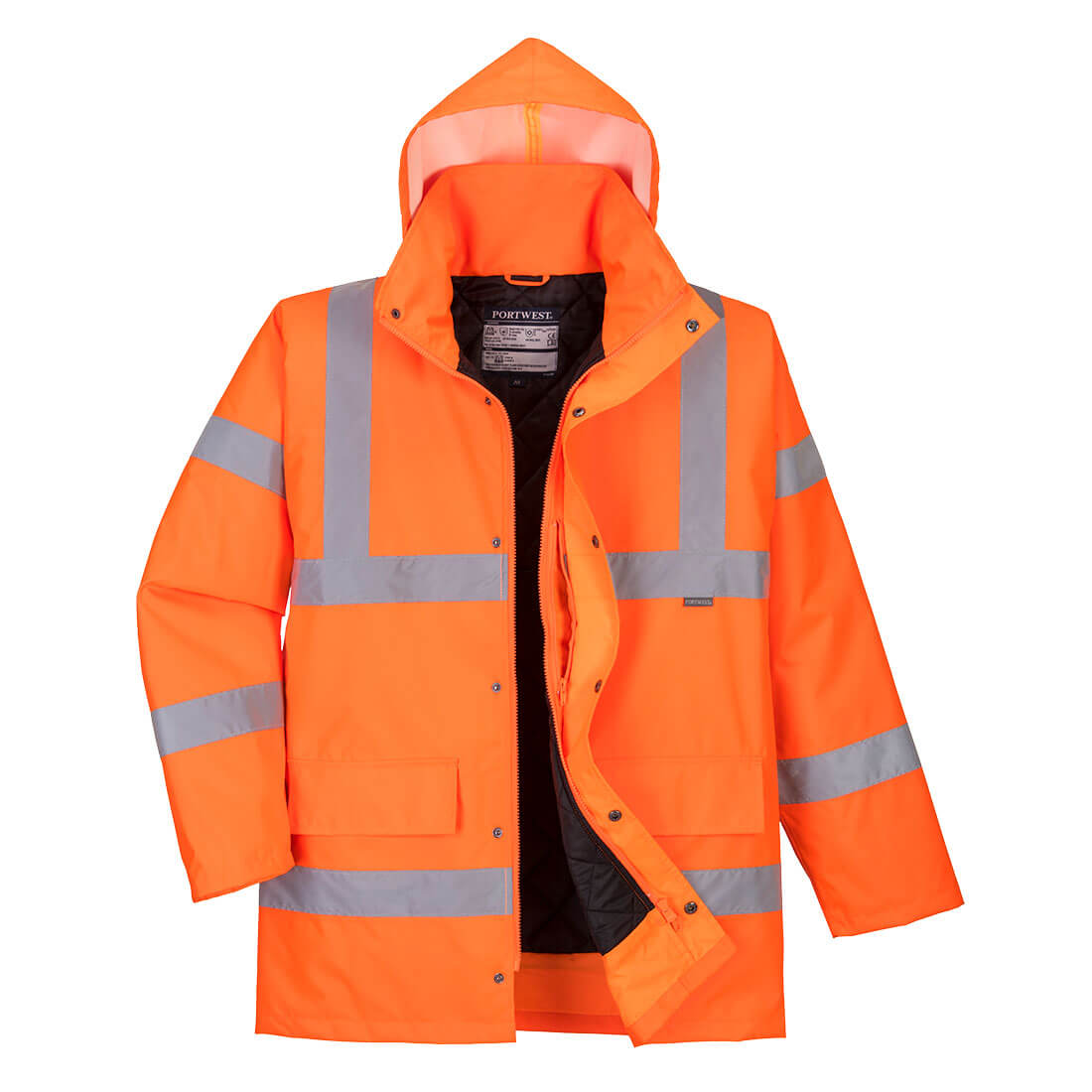Hi-Vis Winter Verkehrsjacke - Orange (ORR)