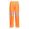 Hi-Vis Regen Verkehrshose - Orange (ORR)
