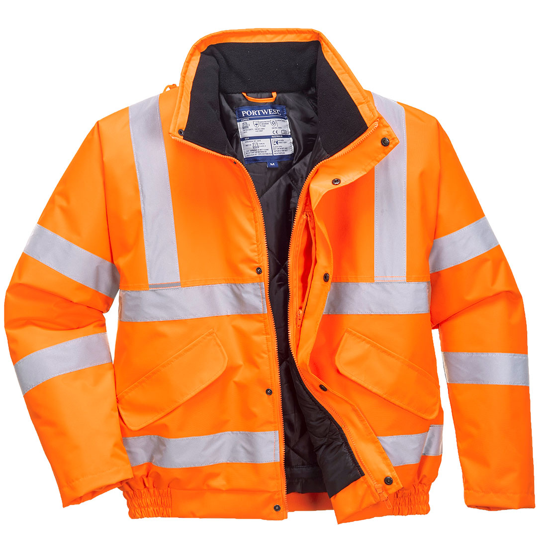 Hi-Vis Winter Pilotjacke - Orange (ORR)