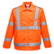 Hi-Vis Pilotjacke aus Polyester-Baumwolle - Orange (ORR)