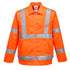 Hi-Vis Pilotjacke aus Polyester-Baumwolle - Orange (ORR)