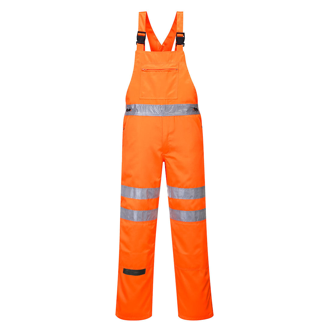 Hi-Vis Service Latzhose aus Polyester-Baumwolle - Orange (ORR)