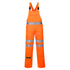 Hi-Vis Service Latzhose aus Polyester-Baumwolle - Orange (ORR)