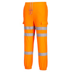 Hi-Vis Jogger mit drei Reflexstreifen - Orange (ORR)