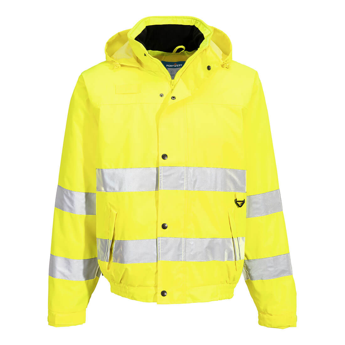 Leichte Warnschutz Regen Pilotjacke - Gelb (YER)
