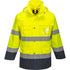 Hi-Vis 3-in-1 Kontrast Lite Jacke - Gelb/Marine (YNR)