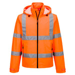Hi-Vis leichte, packbare Jacke - Orange (ORR)