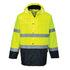 Hi-Vis leichte Kontrast Regen Verkehrsjacke - Gelb/Marine (YNR)