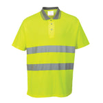 Hi-Vis Cotton Comfort Poloshirt kurzarm - Gelb (YER)