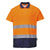 Hi-Vis Cotton Comfort Kontrast Poloshirt kurzarm - Orange/Marine (ONR)