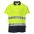 Hi-Vis Cotton Comfort Kontrast Poloshirt kurzarm - Gelb/Marine (YNR)