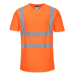 Hi-Vis Cotton Comfort T-Shirt mit Mesheinsatz kurzarm - Orange (ORR)