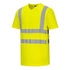 Hi-Vis Cotton Comfort T-Shirt mit Mesheinsatz kurzarm - Gelb (YER)