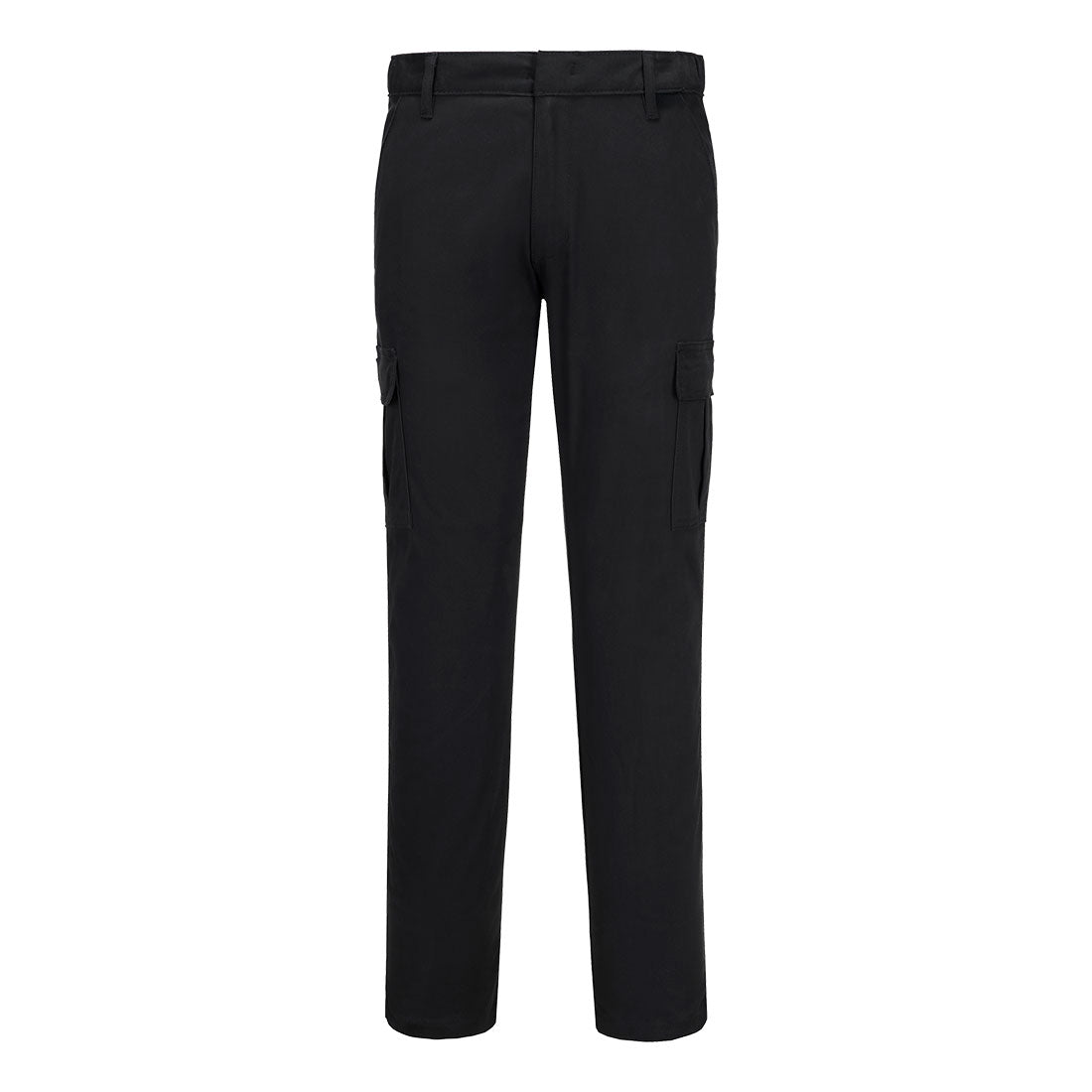 Stretch-Hose mit schmaler Passform im Combat-Stil - Schwarz (BKR)