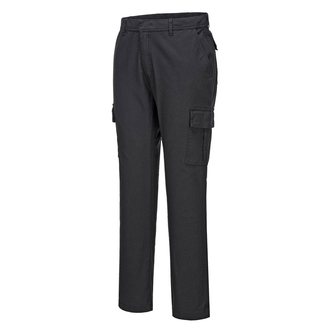 Stretch-Hose mit schmaler Passform im Combat-Stil - Schwarz (BKS)