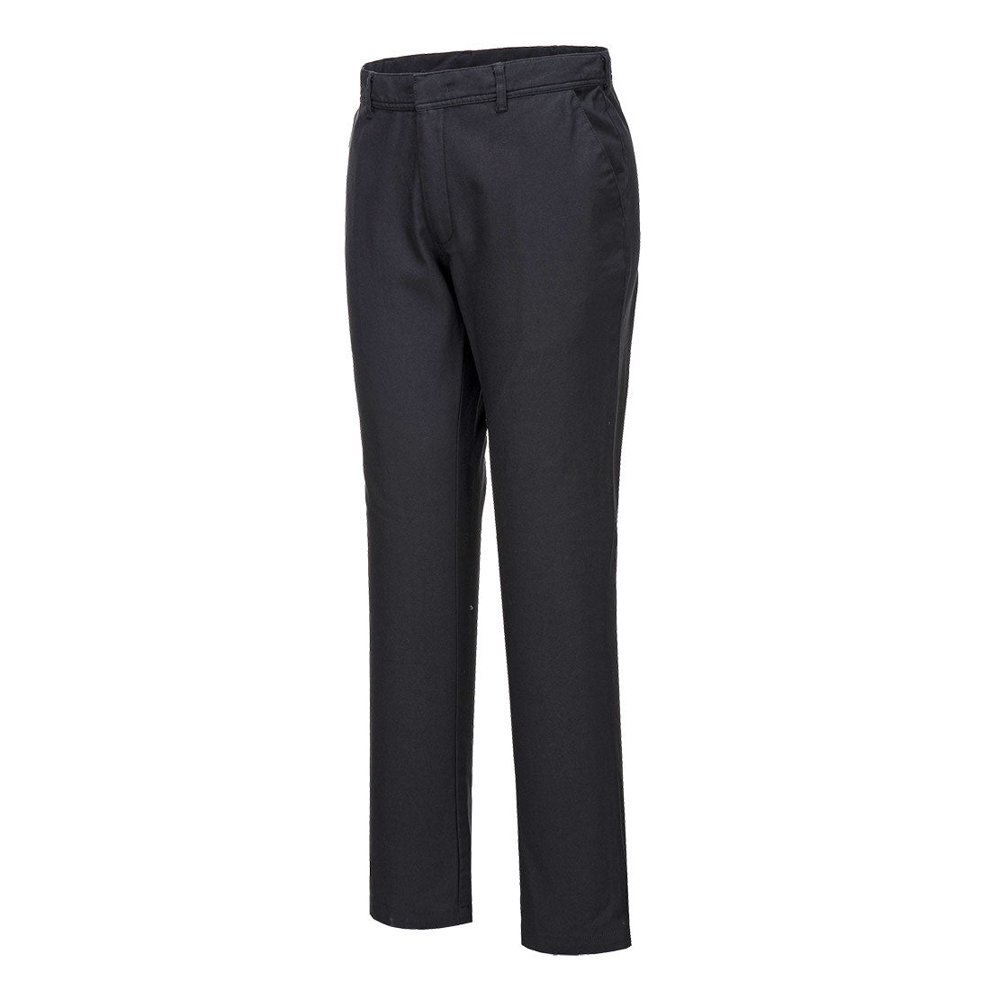 Schmale Stretch Chino Bundhose - Schwarz (BKS)
