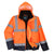Hi-Vis Kontrast Winter Pilotjacke - Orange/Marine (ONR)