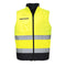 Hi-Vis Kontrast Winterweste - Gelb/Marine (YNR)