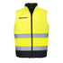 Hi-Vis Kontrast Winterweste - Gelb/Marine (YNR)