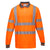 Hi-Vis Cotton Comfort Poloshirt langarm - Orange (ORR)