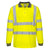 Hi-Vis Poloshirt Langarm - Gelb (YER)