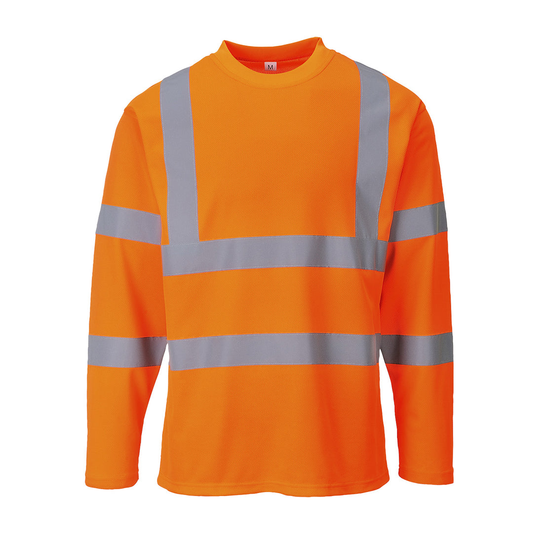Hi-Vis Cotton Comfort T-Shirt langarm - Orange (ORR)