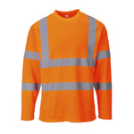 Hi-Vis Cotton Comfort T-Shirt langarm - Orange (ORR)