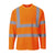 Hi-Vis Cotton Comfort T-Shirt langarm - Orange (ORR)