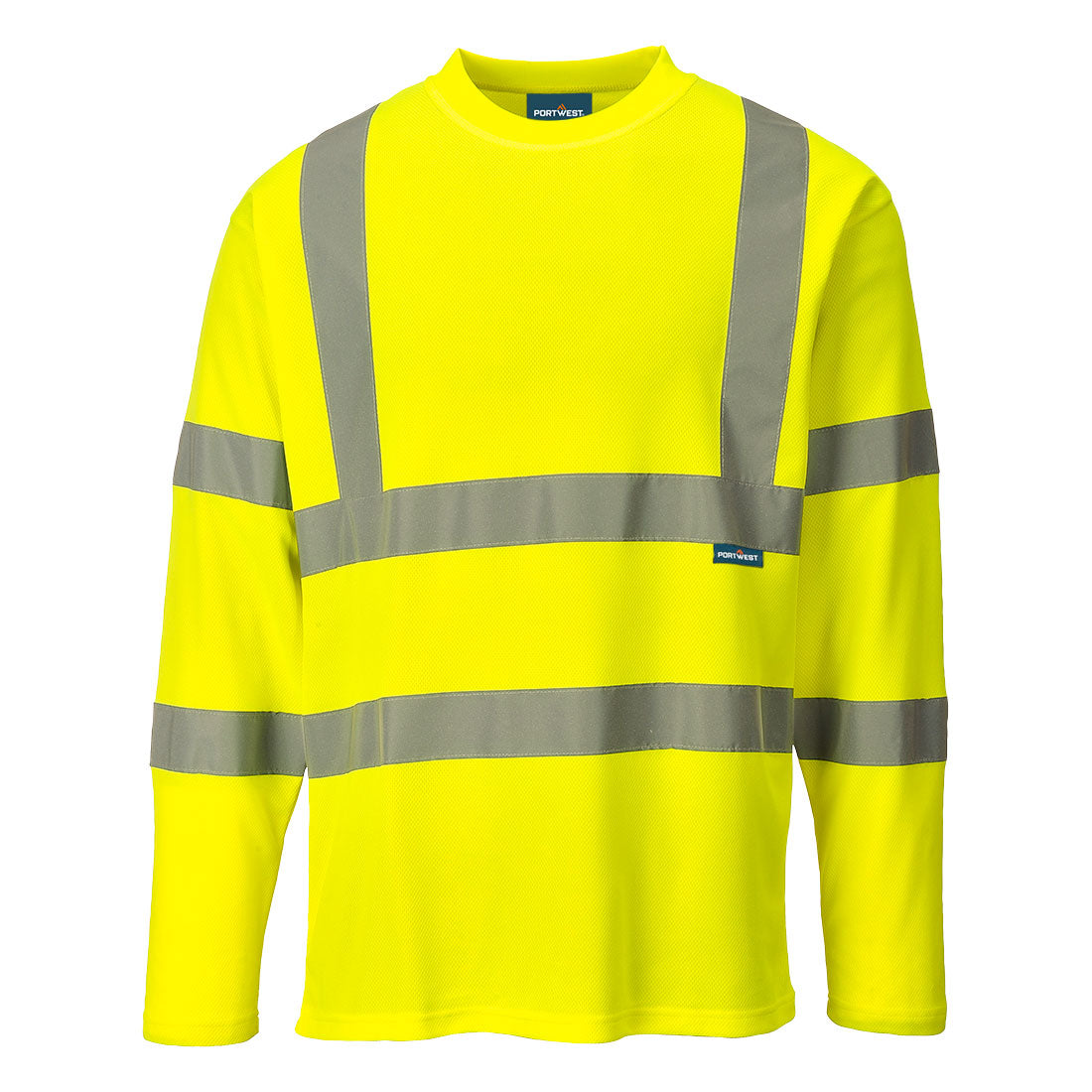 Hi-Vis Cotton Comfort T-Shirt langarm - Gelb (YER)