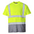 Hi-Vis Kontrast T-Shirt kurzarm - Gelb/Grau (YGY)