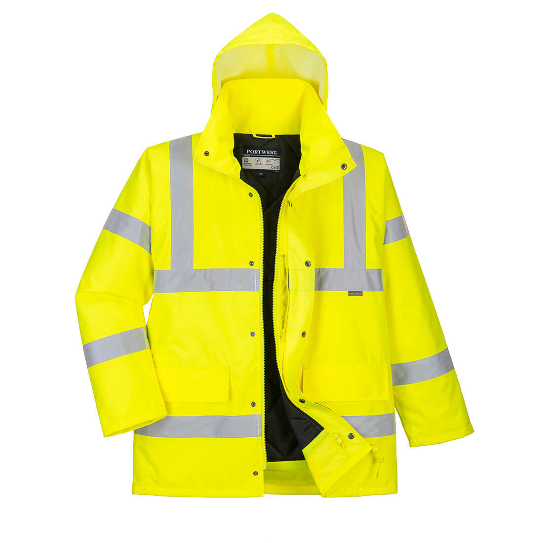 Hi-Vis Winter Verkehrsjacke atmungsaktiv - Gelb (YER)