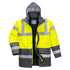 Hi-Vis Kontrast Winter Verkehrsjacke - Gelb/Grau (YGY)