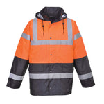Hi-Vis Kontrast Winter Verkehrsjacke - Orange (ORR)