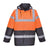 Hi-Vis Kontrast Winter Verkehrsjacke - Orange (ORR)