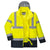Hi-Vis 4-in-1 Kontrast Verkehrsjacke - Gelb/Marine (YNR)