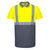 Hi-Vis Kontrast Poloshirt kurzarm - Gelb/Grau (YGY)