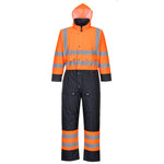 Hi-Vis Kontrast Winter Overall - Orange/Marine (ONR)