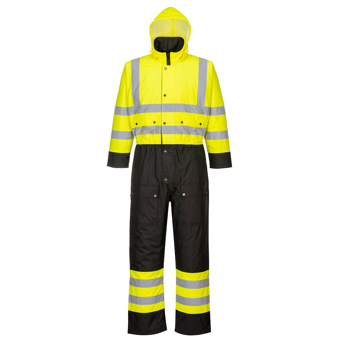 Hi-Vis Kontrast Winter Overall - Gelb/Schwarz (YBR)