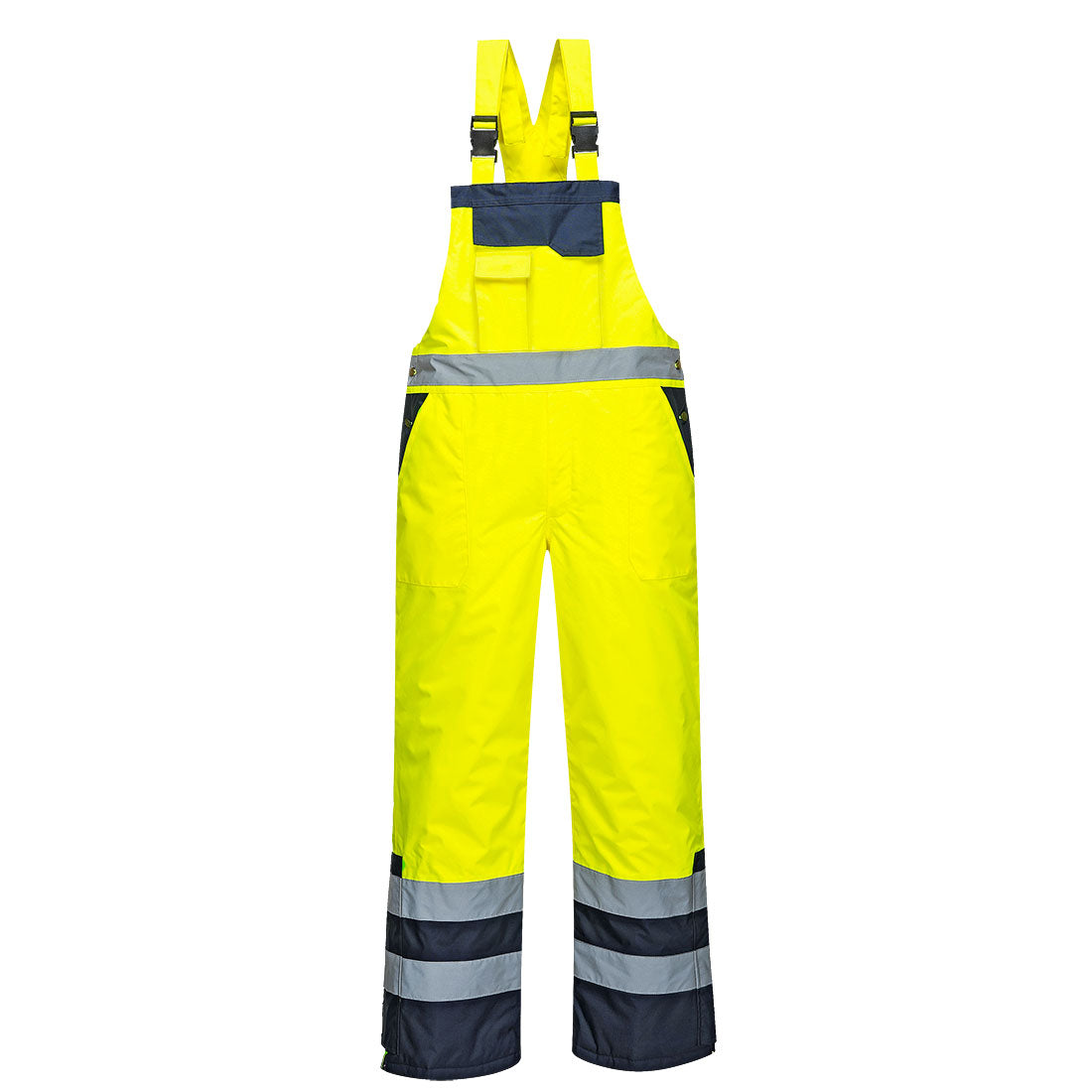 Hi-Vis Kontrast Winter Latzhose - Gelb (YER)