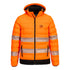 Hi-Vis Beheizbare Ultrasonic Tunneljacke - Orange/Schwarz (OBR)