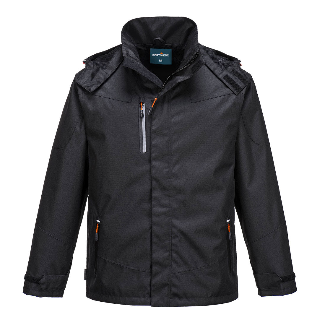 Klassische Regenjacke - Schwarz (BKR)