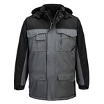 Ripstop Winterjacke - Schwarz/Grau (BYR)