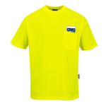 T-Shirt in Tagesleuchtfarbe - Gelb (YER)