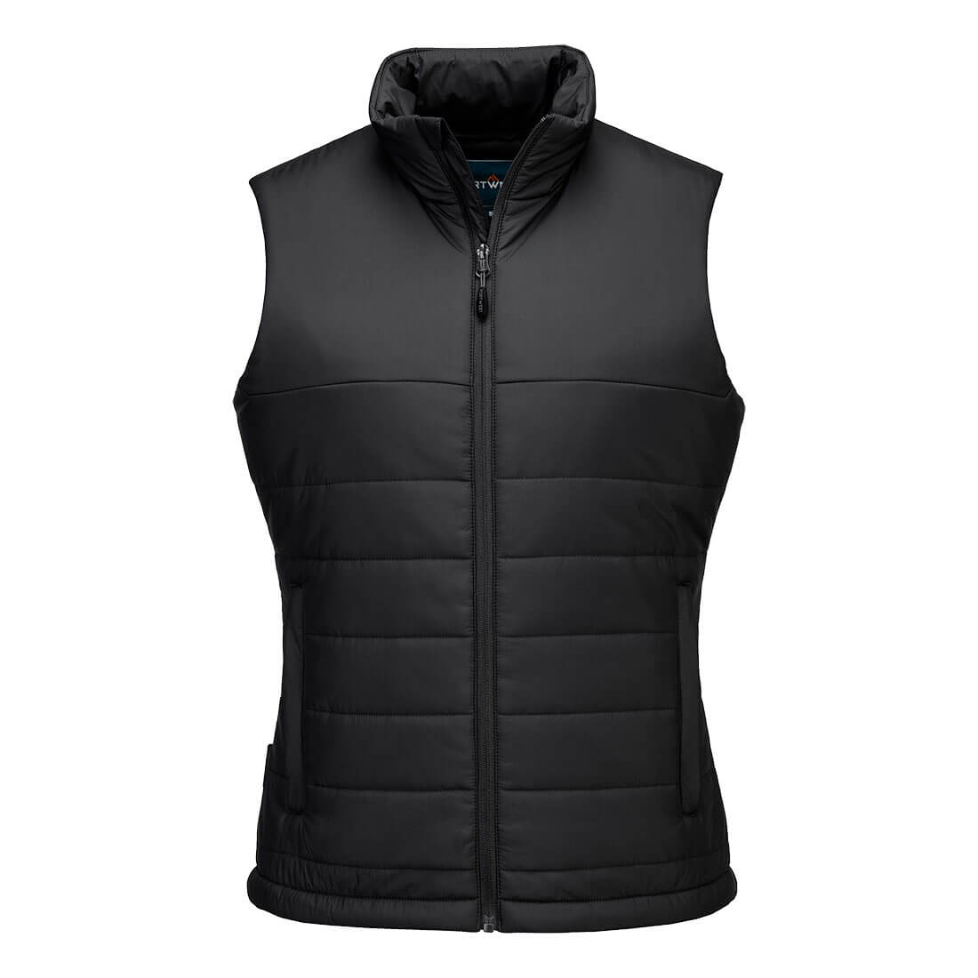 Women's Insulated Baffle Gilet - Schwarz (BKR)