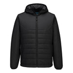 Hooded Insulated Baffle Jacket - Schwarz (BKR)