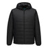 Hooded Insulated Baffle Jacket - Schwarz (BKR)