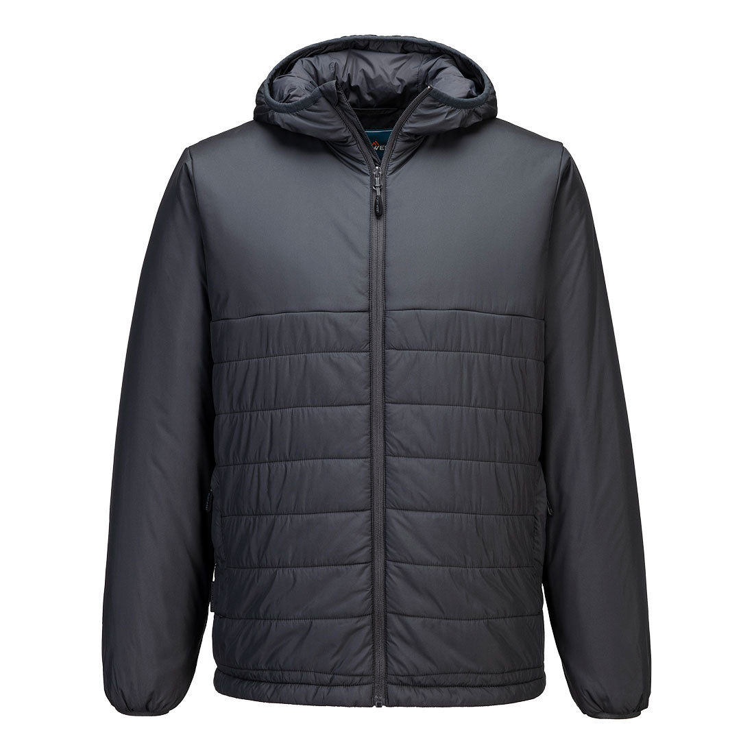 Hooded Insulated Baffle Jacket - Metallgrau (MGR)