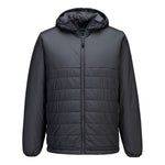 Hooded Insulated Baffle Jacket - Metallgrau (MGR)