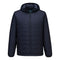 Hooded Insulated Baffle Jacket - Marine (NVR)