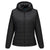 Women's Hooded Baffle Jacket - Schwarz (BKR)